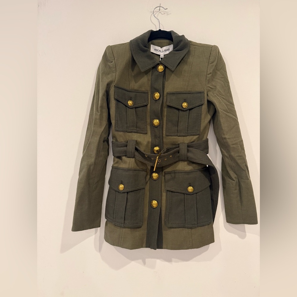 NWT Veronica Beard Sonoma Jacket in Army & Loden - Picture 2 of 6